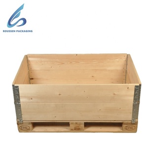 Accept Customization Wood Box Pallet Metal Custom Pallet Collar Wooden Pallet Collars From China