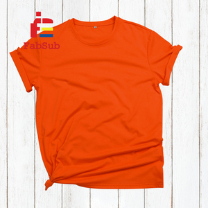 Maglietta 95 poliestere 5 spandex a sublimazione a manica corta camicie colorate in cotone - Product Image 1