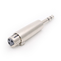 Adaptateur XLR mâle à 3 broches vers jack stéréo 6.35MM Convertisseur XLR femelle à 3 cœurs vers jack stéréo 6.35MM pour microphone AV MIC Mixer