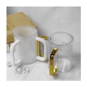 Netilat Yadayim à double poignée, design moderne et élégant - Gobelet de lavage des mains casher en acrylique Negel Vasser - Product Image 1
