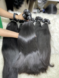 ผมลอนคู่100กรัมมัดผมมนุษย์ผมเรีมีแบบทอแบบมืออาชีพ - Product Image 5