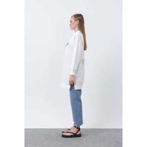 เสื้อคลุมถักไหมพรมผู้หญิง คอกลม ปักลายผลไม้ ชุดลำลองสำหรับใส่ทุกวัน สีดำ 10653TUN - Product Image 3