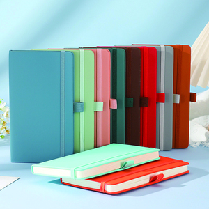 Bán buôn A5 xoắn ốc máy tính xách tay ba chủ đề 150 trang với túi thư mục biểu tượng tùy chỉnh văn phòng sinh viên viết cuốn sách - Product Image 4