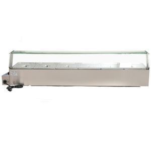 Bagnomaria Commerciale da Banco in Acciaio Inox per Ristorante con 3 Vasche GN1/1 - Product Image 4
