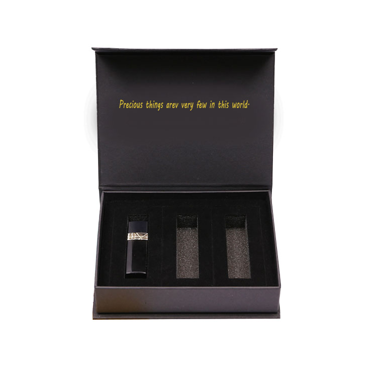 Custom Handmade Cosmetic Box Packaging Printing Cardboard White Black Paper Magnetic Closure Gift Box With Insert