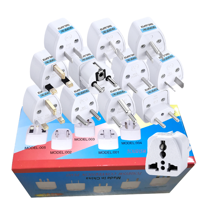 Travel Adapter Global Universal International Converter Wall AC Power Plug Adapter for EU USA UK Australia Chile Italy