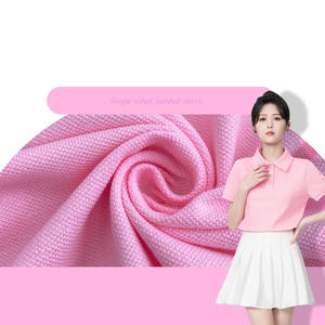 Vente en gros 100% coton simple face perlé Tricot maille tissu poids moyen personnalisé couleur confortable respirant pour le travail - Product Image 1