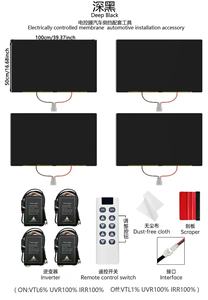 <span class=keywords><strong>Film</strong></span> intelligent commutable PDLC de qualité supérieure, personnalisé, gris, blanc, foncé, <span class=keywords><strong>film</strong></span> teinté électronique pour vitres de voiture - Product Image 2
