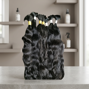 Wholesale 100% Natural Virgin Human Remy Hair <b>for</b> <b>Extension</b> Cuticle Aligned <b>Braiding</b> Bulk Loose Deep Wave Indian Raw VGP Brand - Product Image 3