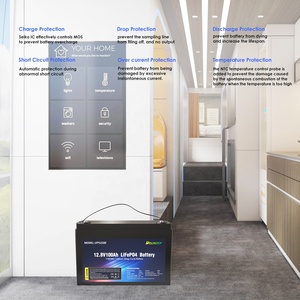 6000 מחזור חיים עמוק 12v 100ah 150ah 200ah ליתיום יון סוללות lifepo4 עם bms לאחסון אנרגיה סולארית RV - Product Image 4