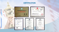 Couvercle de drainage en fonte ductile à surface circulaire revêtue D400 pour passerelle piétonne