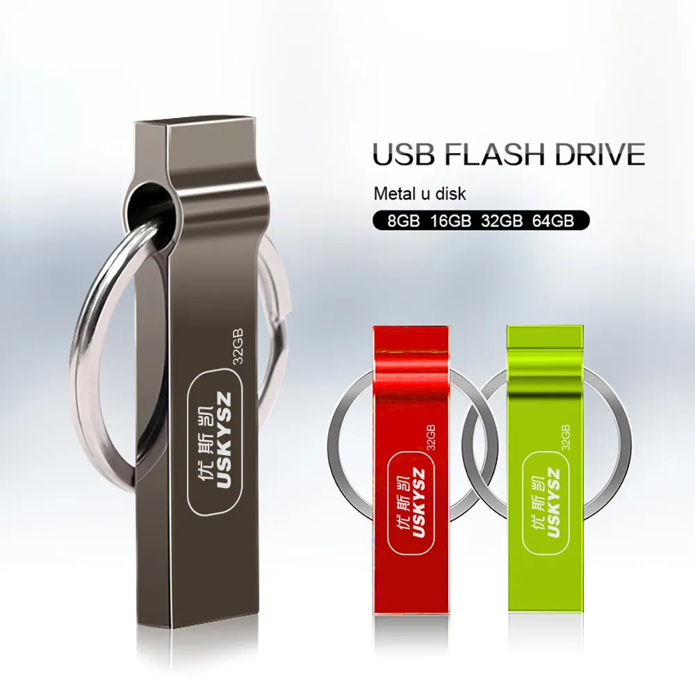 USB Drive 128GB 64GB 32GB 16GB 8GB, Stik Memori USB Flash Disk 256GB Cle USB Penyimpanan Perangkat Pen Drive Grosir