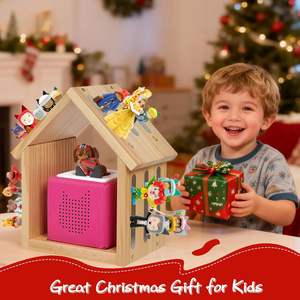 <span class=keywords><strong>Estante</strong></span> <span class=keywords><strong>para</strong></span> Tonies, en Forma de Casa, <span class=keywords><strong>para</strong></span> 24 Figuras, Estantes Flotantes de Madera <span class=keywords><strong>para</strong></span> Paredes - Product Image 5