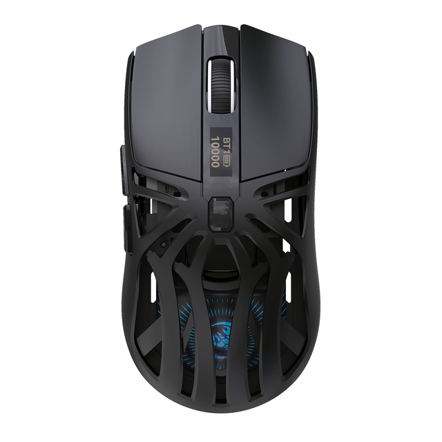 HXSJ T400 3D 3-Mode Display Screen Gaming Mouse 6D Programmable 500mAh Rechargeable Wireless Mice for Laptop Mac in Stock