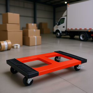 Poly Mover's Dolly Set 1200 Lb Capacity 2 Pcs Moving <b>Transport</b> Cart - Product Image 2