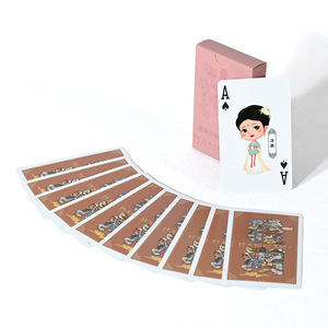 Cartas de juego personalizadas 57x87mm, papel estucado con esquinas redondeadas, promoviendo 56 culturas étnicas para juegos de cartas - Product Image 1