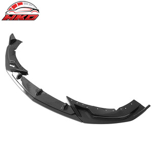 Pour Cadillac CT4, impression fibre de carbone, 2020-2026, lèvre de pare-chocs avant, spoiler de menton, PP, diffuseur 3 pièces, protection de menton - Product Image 1