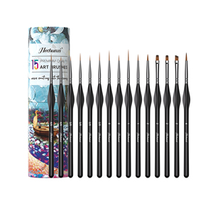 Pinceles de Arte Profesionales de Nailon para Acuarela, Pincel de Detalle en Miniatura para Artistas - Product Image 1