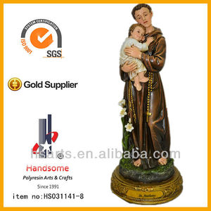 12 ''resina St Anthony y niño <span class=keywords><strong>estatua</strong></span> resina St Anthony con bebé St <span class=keywords><strong>Antonio</strong></span> <span class=keywords><strong>de</strong></span> padua estatuilla - Product Image 2