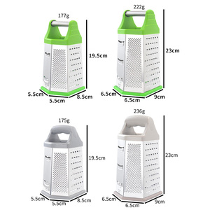 Lưỡi thép không gỉ bền chống trượt cơ sở máy rửa chén an toàn dễ dàng làm sạch 6 mặt dọc vắt tay an toàn tay cầm dụng cụ Rau - Product Image 6