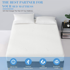 Protège-matelas Premium Imperméable Ultra Doux Respirant Housse de Protection pour Matelas avec Poches Profondes - Product Image 5