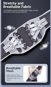 Ceinture de soutien lombaire réglable avec 5 bandes de soutien pour soulager les douleurs du bas du dos - Product Image 5