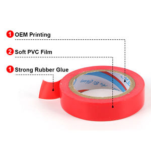 <span class=keywords><strong>Rouleau</strong></span> de ruban électrique en PVC auto-adhésif isolé fabriqué en Chine pour les travaux électriques généraux de forage - Product Image 4