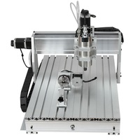 Mini CNC BRICOLAGE Machine 6040 4 axes 1500W Fraisage Gravure Machine pour PCB PVC BOIS