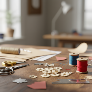 Decorazioni Floreali Ilan 2,5cm, Set da 8 Pezzi per Artigianato e Decorazione - Product Image 3