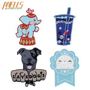 Thêu Vải may trên 3D Puff vòng tròn tam giác vuông hình chữ nhật hình bầu dục Ribbon Cadet Yêu Nước vá huy hiệu tùy chỉnh nhãn tùy chỉnh - Product Image 1