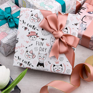 Wholesale High Quality <b>Birthday</b> Tissue <b>Rolls</b> pink Packaging <b>Wrapping</b> <b>Paper</b> <b>Roll</b> Uperior Craftsmanship - Product Image 5