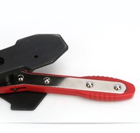 Outil de compression d'étrier de frein avec 4 plaques de pièces Outil de presse de compresseur à piston à cliquet à 360 ° pour sextuplet simple double Quad