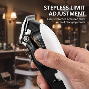 Tondeuse à cheveux sans fil 6500 tr/min |   Tondeuse professionnelle rechargeable LCD 2000mAh |   Cutter pour <span class=keywords><strong>barbier</strong></span>, fabrication OEM ODM - Product Image 6