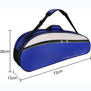 Muestra Gratuita, Bolsa Deportiva Impermeable para Bádminton, con Capacidad para 12 Raquetas, Mochila para Raquetas de Tenis - Product Image 4