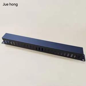 19 pollici 1U gestione orizzontale cavo Rack Mount Manager 25 Slot Patchbox cavo vassoio Server Rack blocchi terminali - Product Image 2