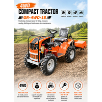 Mini Tractor Diésel Grace de 18 HP con Certificación CE para Bomba de Motor y Caja de Cambios de 3 Velocidades - Cultivador Agrícola de Alta Productividad