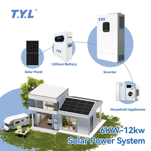 TYL TYL-6KW Système Solaire Hybride 6KW 230V Norme Européenne Monophasé Efficacité 99% 50/60Hz Stockage d'Énergie Résidentiel TYL-6KW CT - Product Image 2