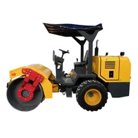 Rouleau compresseur vibratoire QIYUN de 3,5 tonnes, rouleau compresseur à tambour unique, machine de compactage vibratoire hydraulique pour le compactage de l'asphalte et du sol