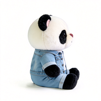 Peluche Panda Mignonne en Gros, Jouet en Peluche Doux, Poupée Animale Rembourrée, Logo Personnalisé OEM ODM