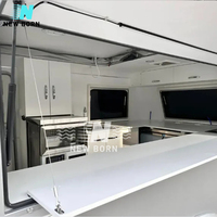 Nouveau-né Food Truck mobile en acier inoxydable avec cuisine complète Ice Cream Van Bus Restaurant Fast Food Car à vendre