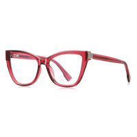 2278 TR90 MARCO DE Metal para mujer para gafas ópticas para gafas de alta calidad suministro directo de fábrica bisagra de resorte