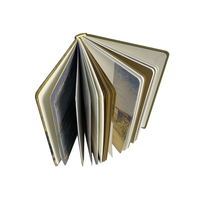 Impression de carnets reliés personnalisés en gros avec coins arrondis, estampage à chaud de fleurs, logo personnalisé