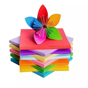 กระดาษพับสีสันสดใส ขนาด 170x170 มม. 10 สี คละแบบ 50 แผ่น สำหรับงานประดิษฐ์และงานศิลปะสำหรับเด็ก - Product Image 4