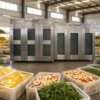 Industriële grote capaciteit roestvrijstalen fruitdroogmachine met meerdere trays, elektrische voedseldroger voor fruit en groenten