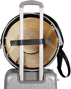 ट्रैवल हैट स्टोरेज फेडोरा हैट बॉक्स आयोजक बेसबॉल टोपी के लिए स्पष्ट प्लास्टिक महसूस भंडारण बॉक्स - Product Image 6