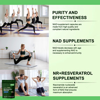 Capsules Premium NAD+ Booster - Formule liposomale avec resvératrol pour la santé cellulaire et l'énergie. Marque privée, Vegan