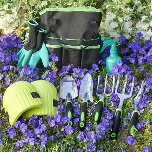 Juego de 12 Herramientas de Jardinería de Aluminio Duradero, Kit de Herramientas Manuales de Jardín Resistentes con Bolsa de Almacenamiento - Product Image 6