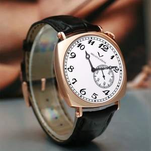 1921 Classic Men's Automatic Mechanical <b>Watch</b> Vintage <b>Watch</b> with Sapphire Crystal Leather Strap Steel 50M Waterpr - Product Image 1