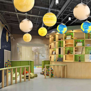 Hot Bán Trái Đất Mặt Dây Chuyền Đèn 3D In Bên Ngoài Không Gian Đảng Trang Trí Hiện Đại Thiết Kế Vòng Trần Ánh Sáng - Product Image 5