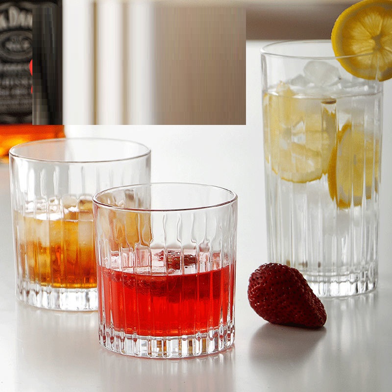 custom package In stock 10oz glass cup lead-free  Glassware whiskey glass